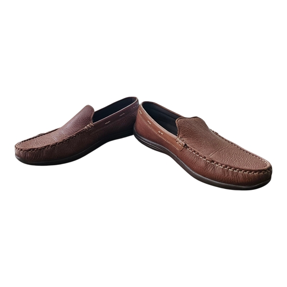 Cole Haan Men's Brown Leather Slip-Ons - Picture 1 of 6